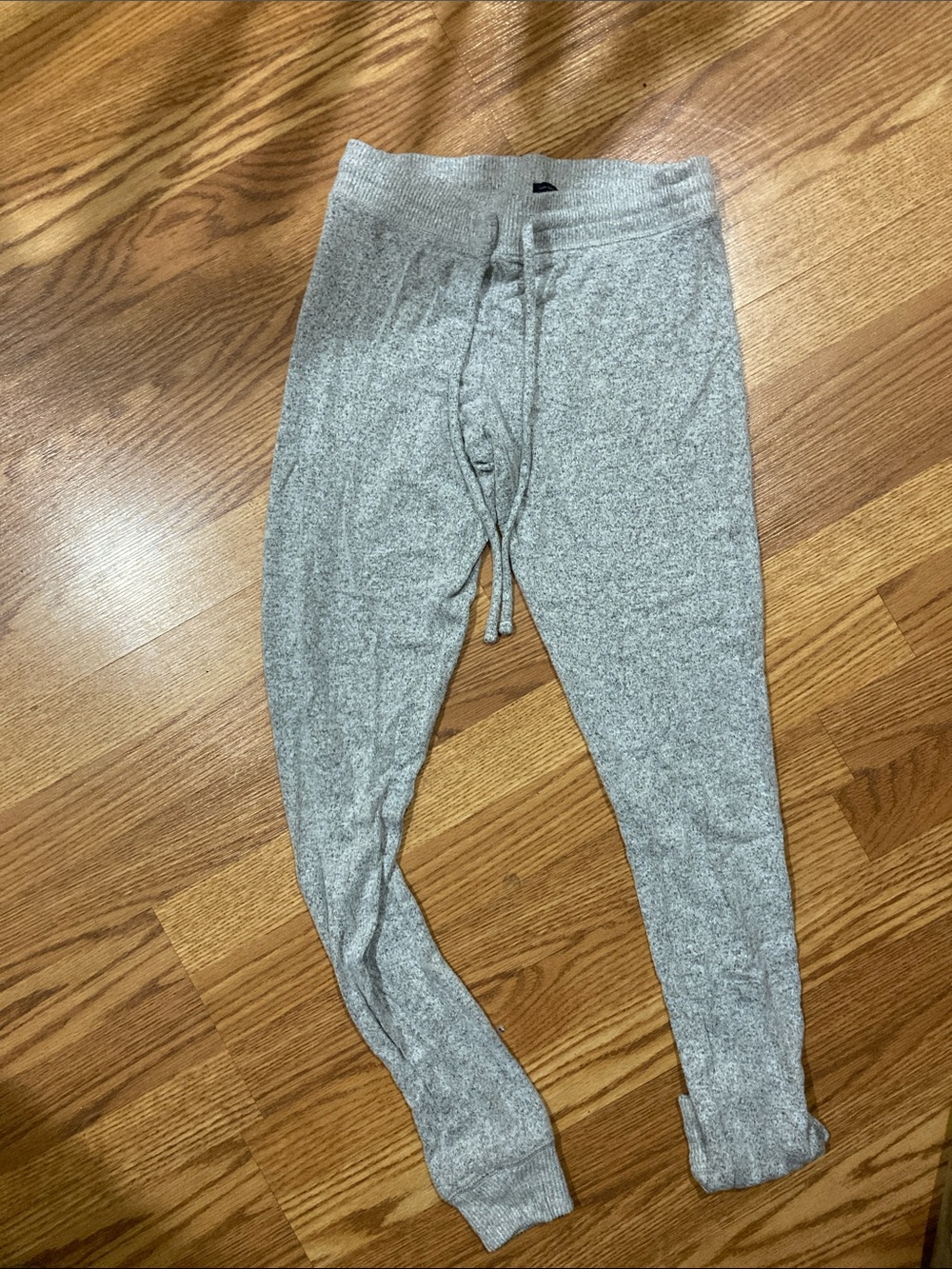 American Eagle Outfitters Heather Gray Knit Jogger Leggings